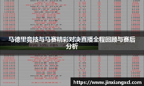 马德里竞技与马赛精彩对决直播全程回顾与赛后分析